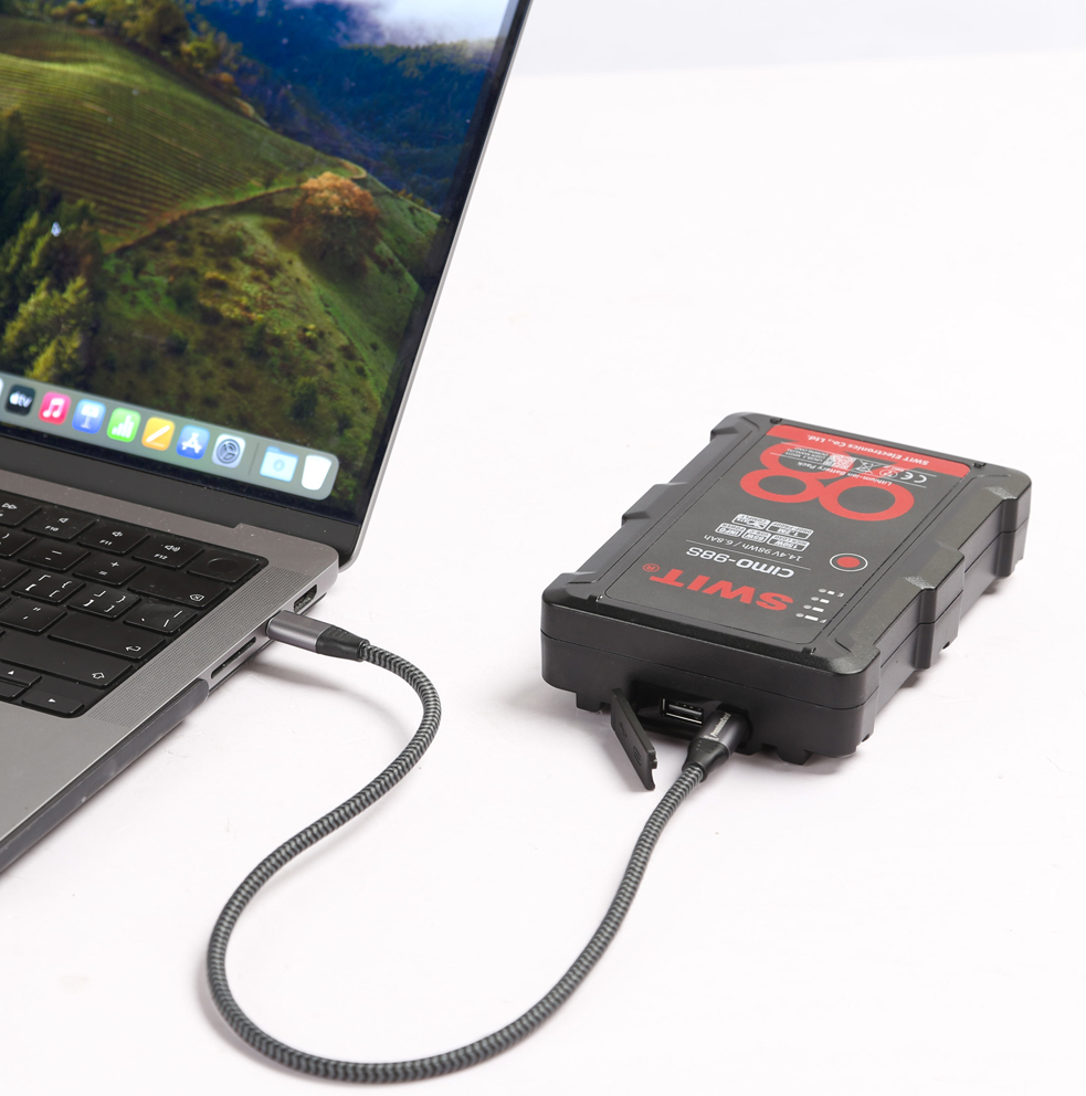 SWIT CIMO-98S 98Wh USB-C Slim Cine V-mount Battery mit 150W Dauerleistung