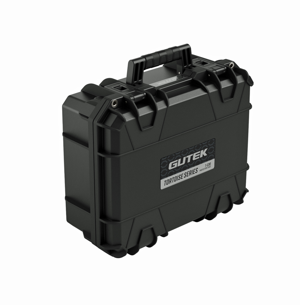 GUTEK Schutzkoffer Tortoise T-230 , schwarz - Robuster Hartschalenkoffer
