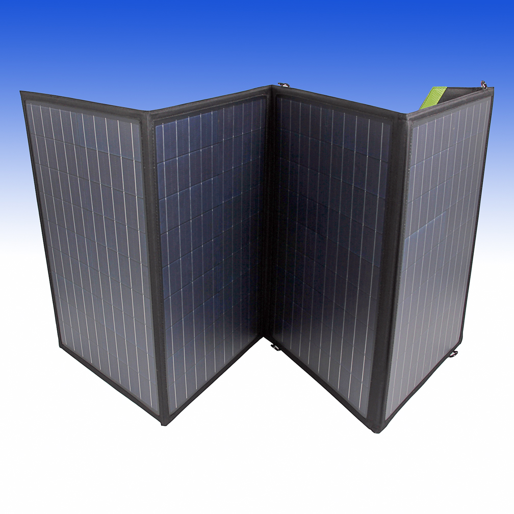 PATONA 100W faltbares 4-fach Solarmodul Solarpanel