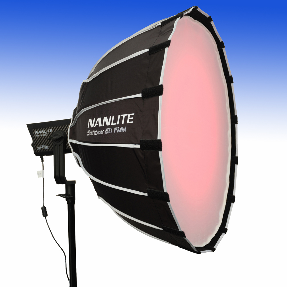 KAISER NANLITE FORZA 60C RGBLAC Vollfarben LED Studioleuchte für Foto und Video