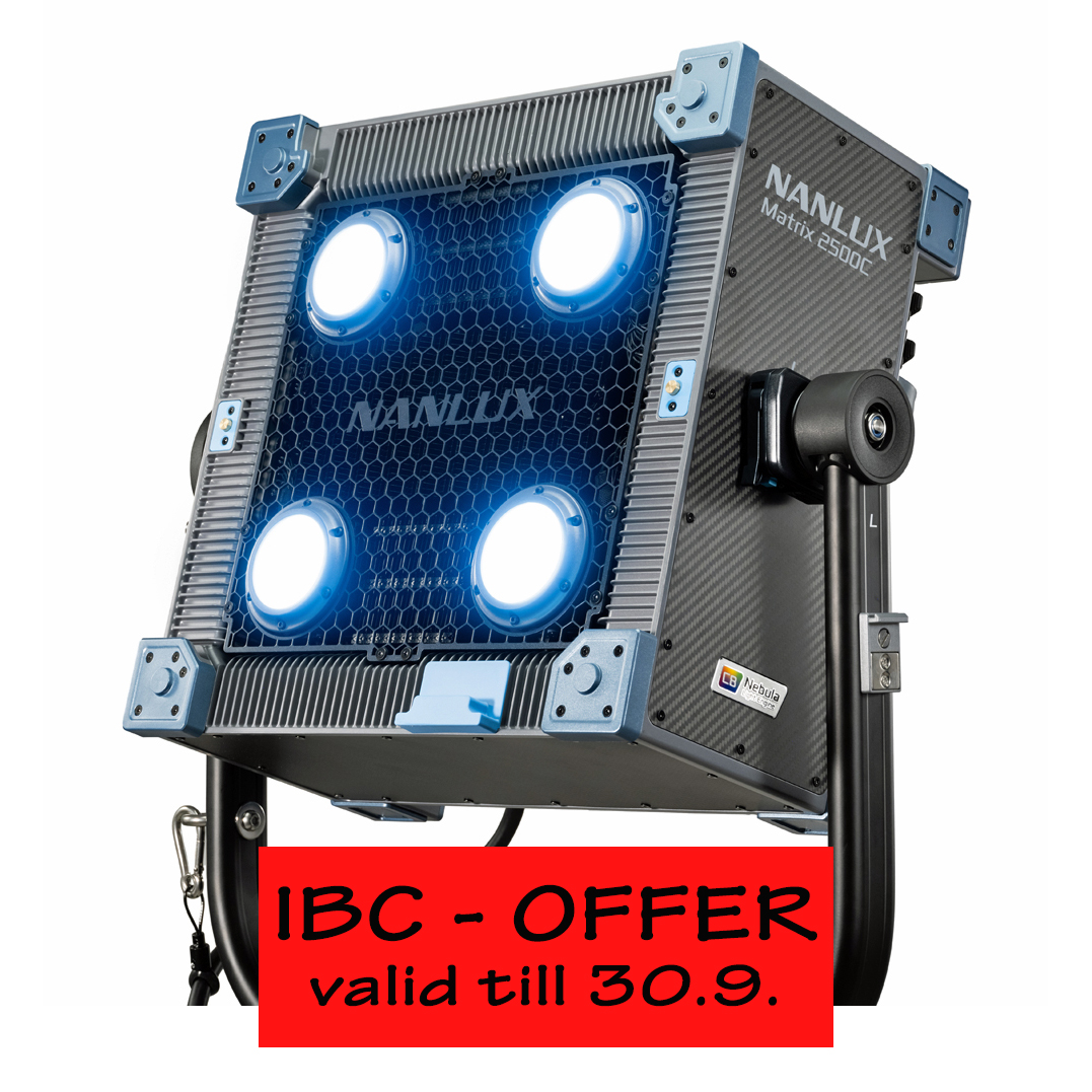 Nanlux Matrix 2500C 4-fach LED Full-Color Multi-source Spot Light - IBC OFFER - Price incl. tax !