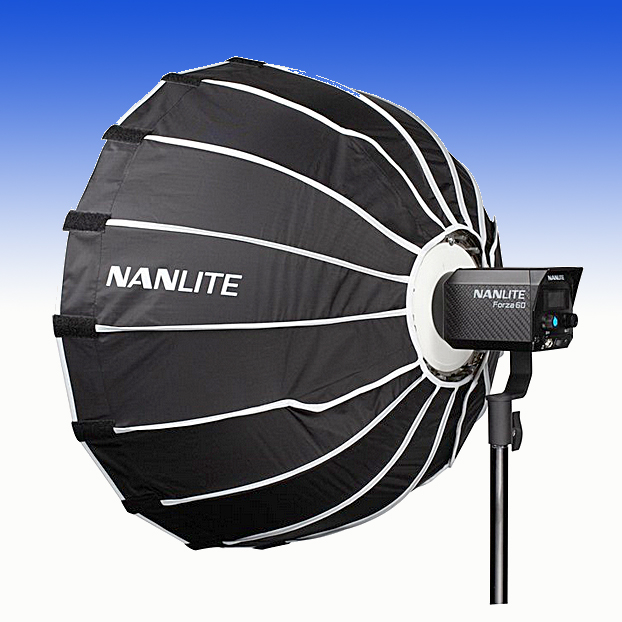 Nanlite Forza 60B II Bi-Color dual kit (w/ case, light stand, fresnel and softbox)