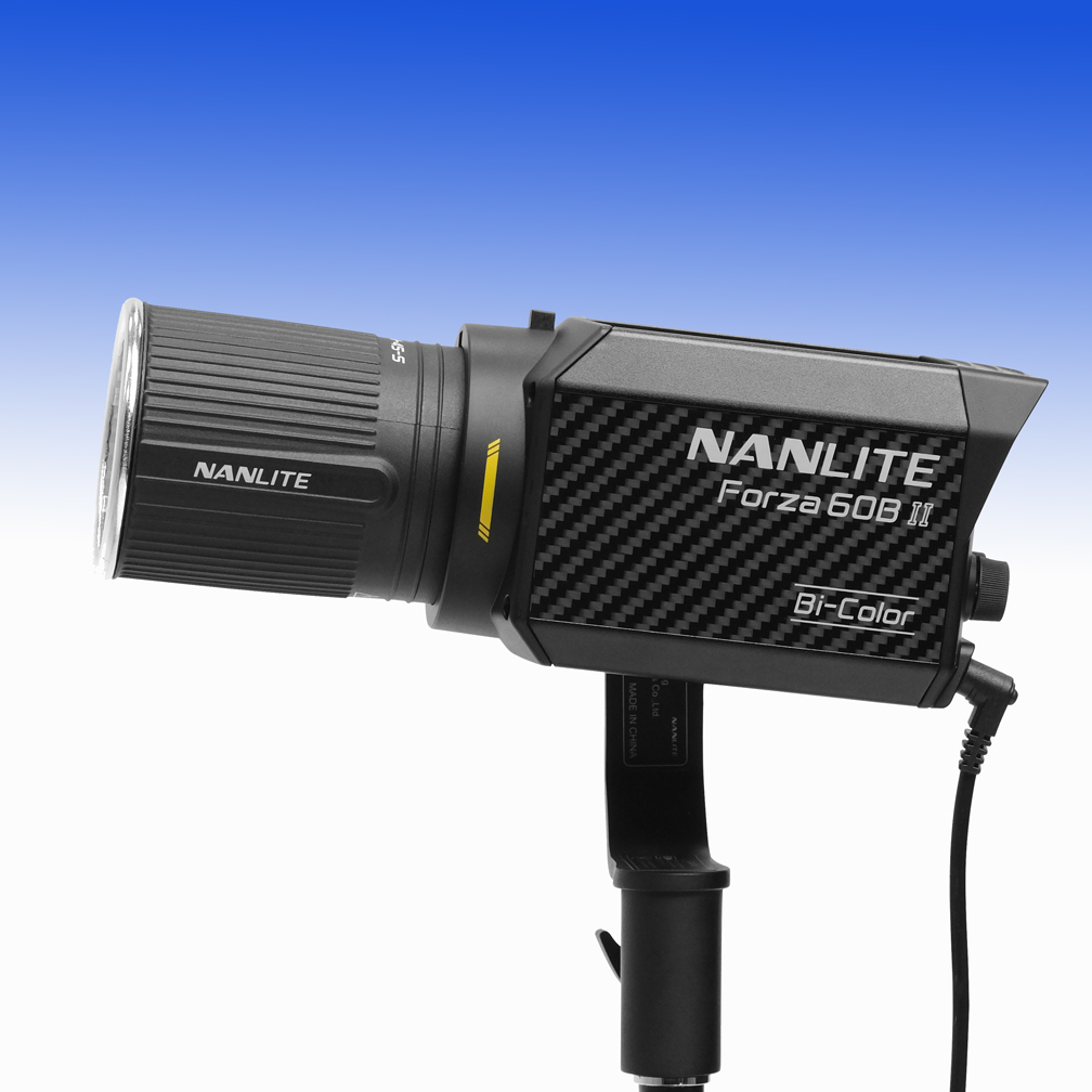 NANLITE FORZA 60B II Bi-Color Kit mit Bowens Adapter und Handgriff - Neue Version