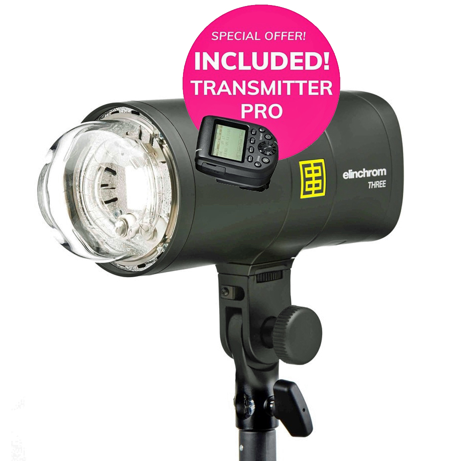 Elinchrom THREE Off Camera Flash + GRATIS- SKYPORT-PRO (E20941.1) - 898€ ohne Skyport