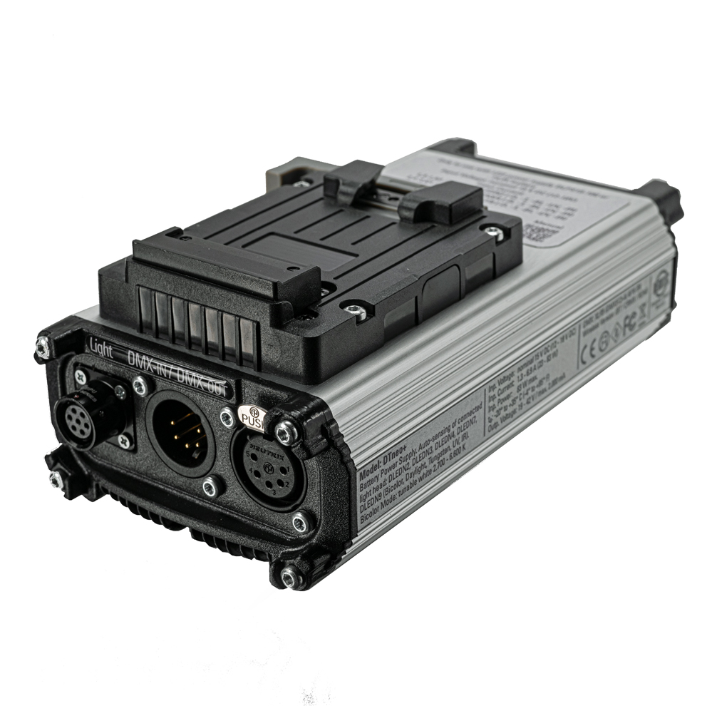 DTneo+ Vorschaltgerät mit BT/CRMX zu den Dedolight NEO LED Leuchten