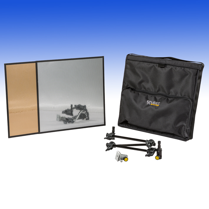 SEFL-1 Soft case Kit EFLECT LARGE 45 x 45cm - Mirror surfaces #1, Gold und Silber