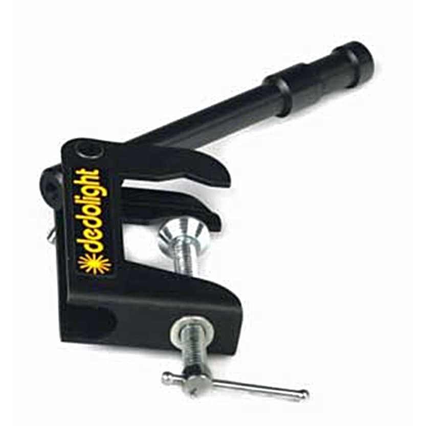 DEDOLIGHT Clamp1 - Klemme mit 4,8cm Spannweite und 16mm Universalzapfen an 15cm langem Schaft