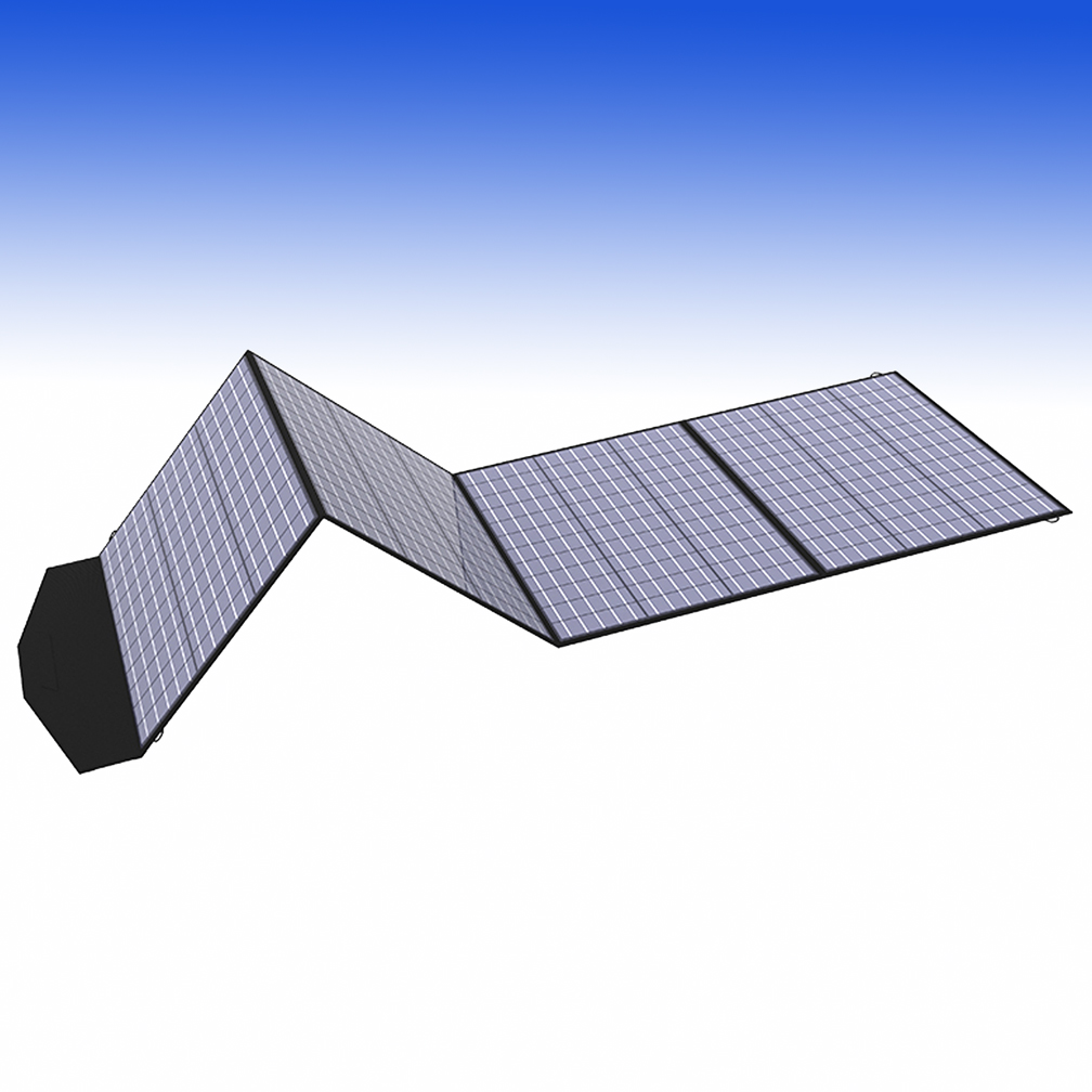PATONA 200W faltbares 4-fach Solarmodul Solarpanel mit DC Output