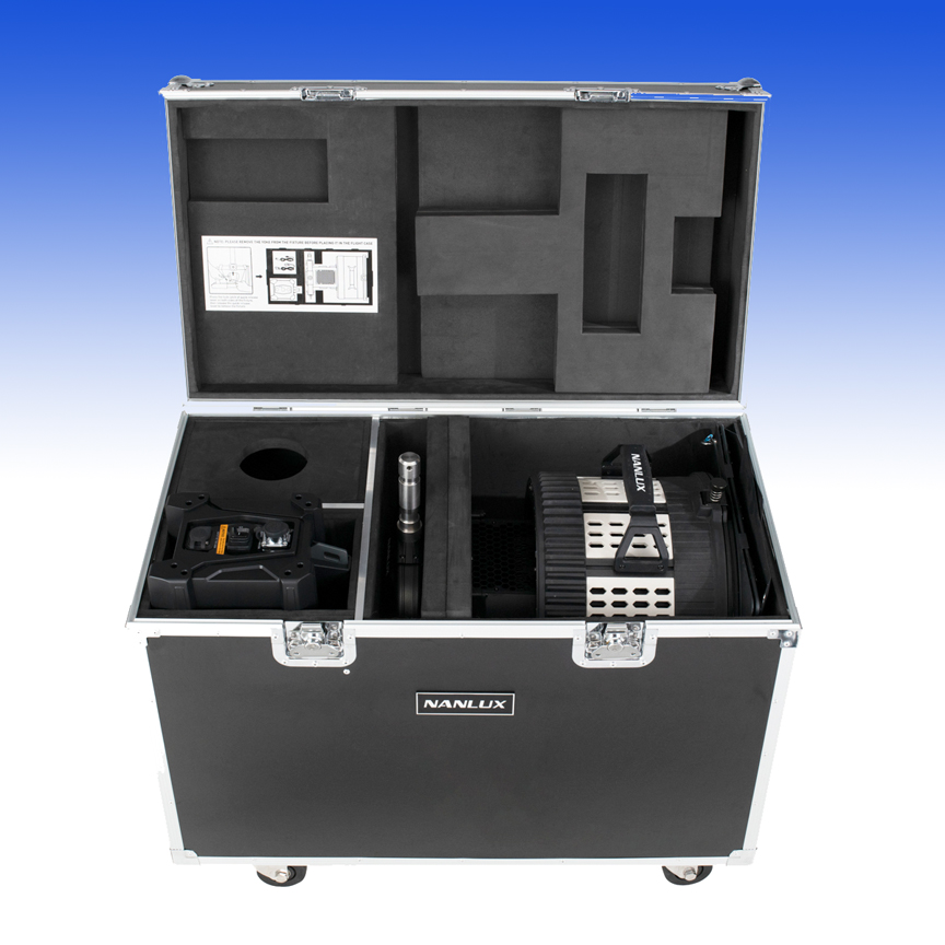Nanlux Flightcase für die Evoke 1200 und FL-35 Fresnel ( NX-FC-EV1200-FL)