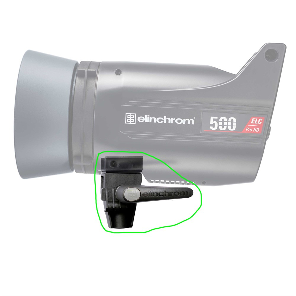 Elinchrom ELC Tilt Head - Kompletter Neigekopf für ELC PRO HD Köpfe (EL-270085) 