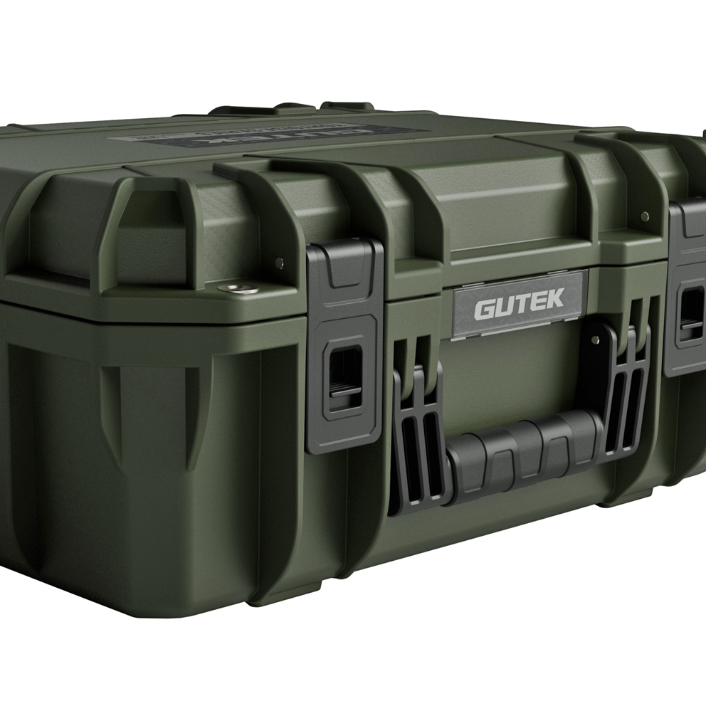 GUTEK Schutzkoffer Tortoise T-230 , olivgrün - Robuster Hartschalenkoffer