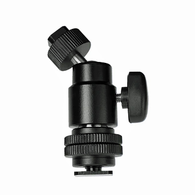 DEDOLIGHT DLBSA-MBJ - Metall-Kugelgelenk mit 1/4“-Schraube für Leuchtenkopf und Kamerahalterung