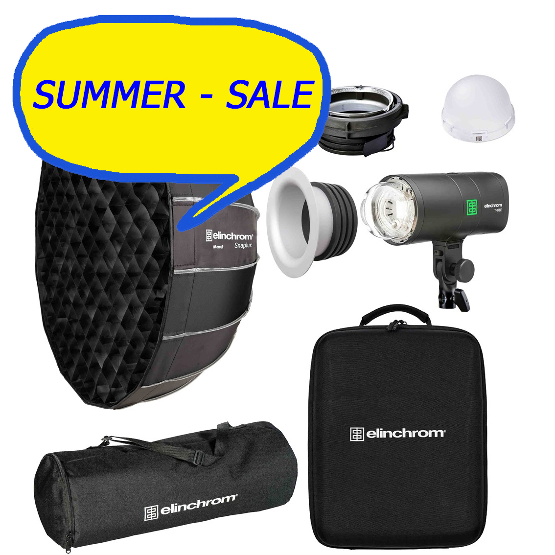Elinchrom THREE Portrait Kit (E20943.1) - SALE !