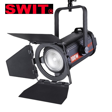 SWIT FL-C100D Lüfterlose 100W Bi-Color LED Fresnel Studioleuchte mit DMX, 12-26° einstellbar