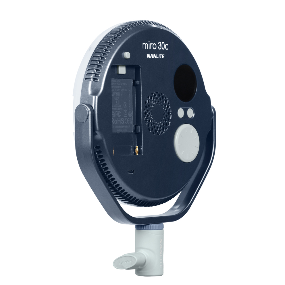 Nanlite MIRO 30C LED Full-color runde Flächenleuchte (NL-MR30C-B) - Ab Oktober Nanlite MIRO 30C LED Full-color runde Flächenleuchte (NL-MR30C-B) - Ab Oktober