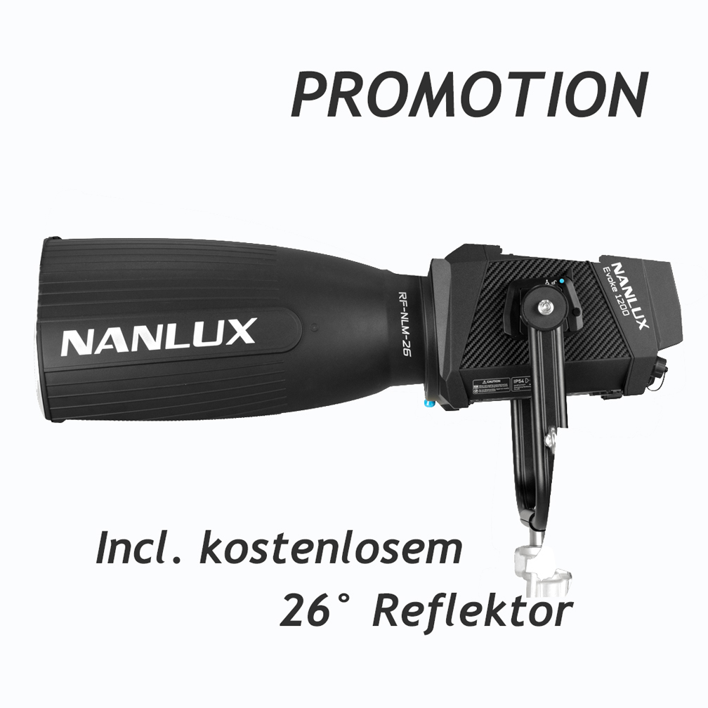 Nanlux Evoke 1200 Spot Light (NX-EVOKE12) - Mit kostenlosem 26° Reflektor - Nur kurze Zeit