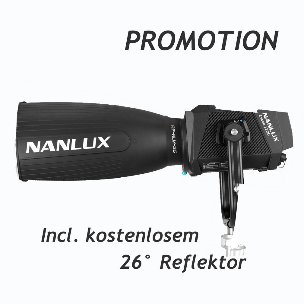Nanlux Evoke 1200 Spot Light (NX-EVOKE12) - Mit kostenlosem 26° Reflektor