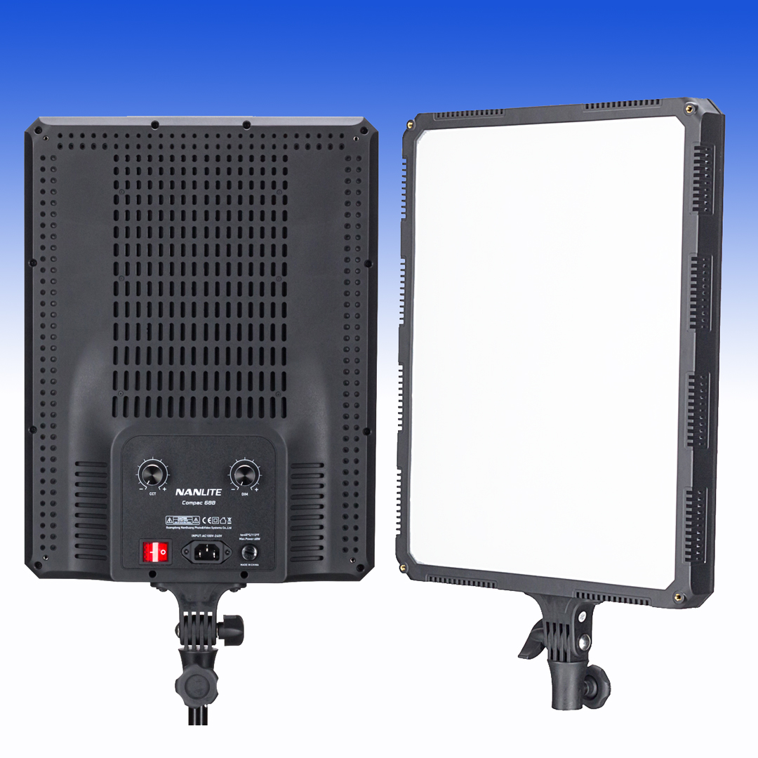 NANLITE COMPAC 68B LED Bi-Color Foto- und Videoleuchte (NL-CP68B)