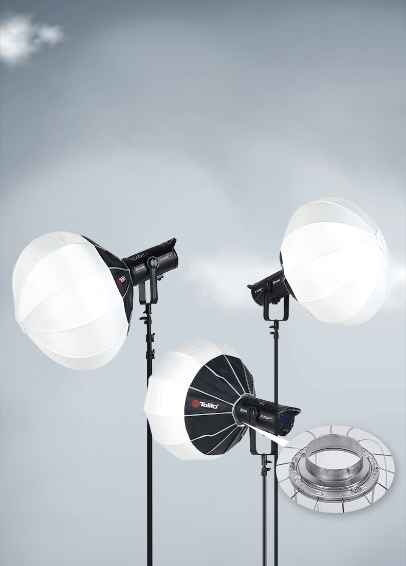 TOLIFO LKD-65 Lantern Softbox 60cm mit Bowens Anschluß TOLIFO LKD-65 Lantern Softbox 60cm mit Bowens Anschluß