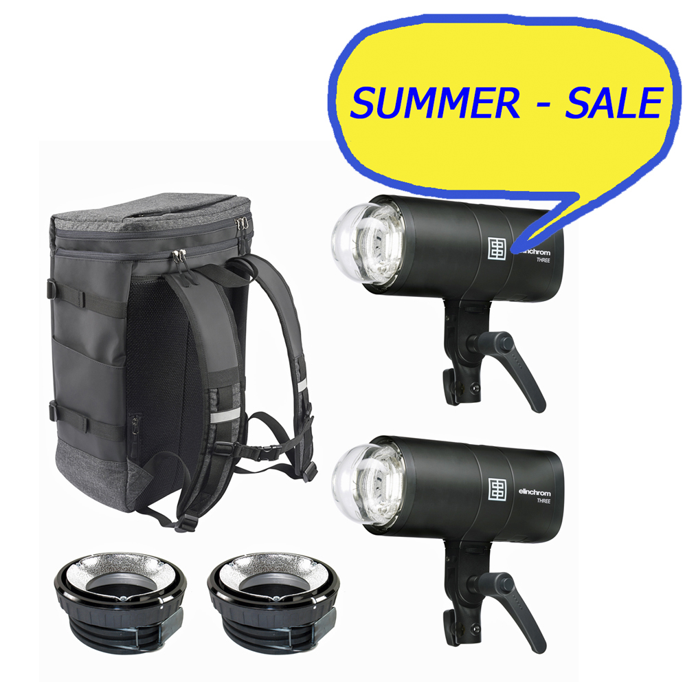 Elinchrom THREE Off Camera Flash Dual Kit (E20942.2) - SALE !