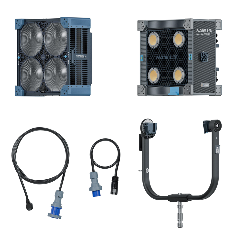 Nanlux Matrix 2500B 4-fach LED Bi-color Multi-source Spot Light - IBC OFFER - Price incl. tax !