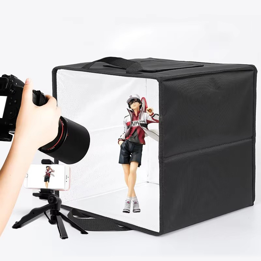 HELIOS MS-40 LED Mini-Fotostudio 40x40x40cm für schöne Produktaufnahmen