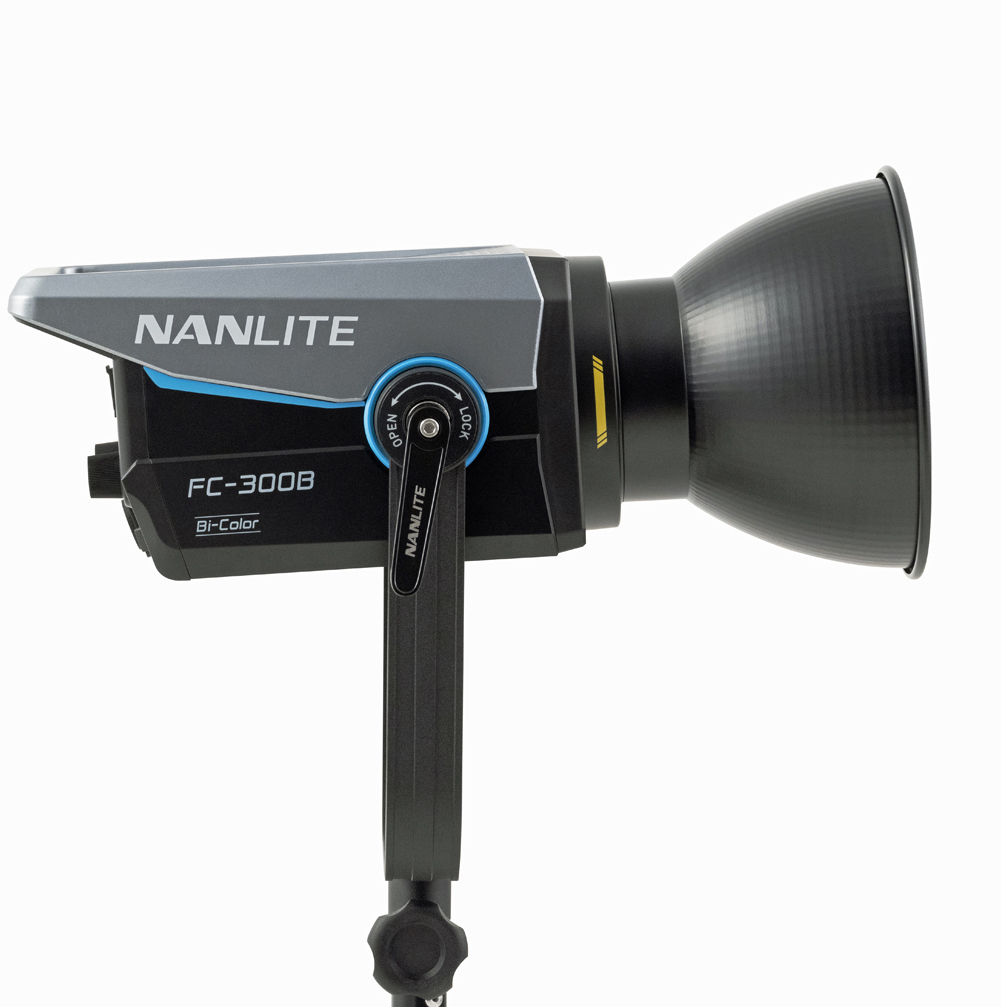 Dauerlicht für Elinchrom - NANLITE FC-300B Bi-Color LED incl. Adapter für EL Rotalux Softboxen