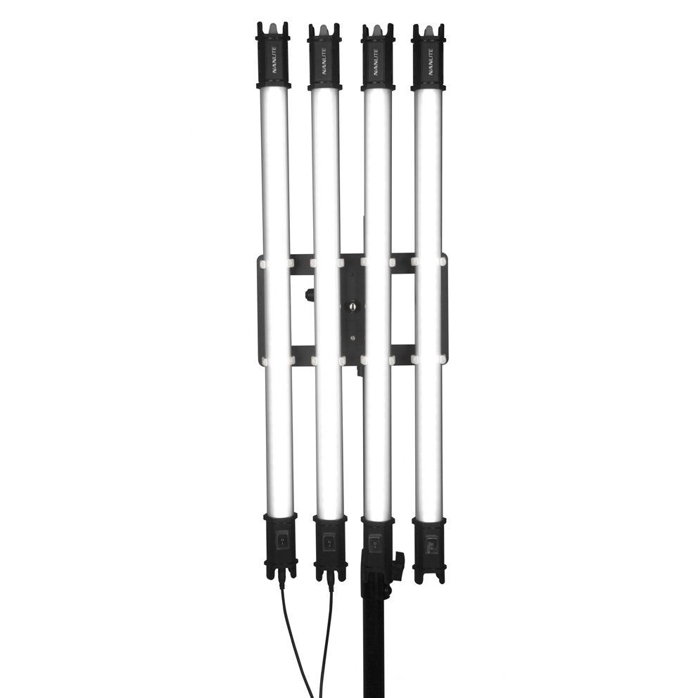 Nanlite Quad Tube Mount w/ Yoke (HD-T12-4-P) Halterung für 1 - 4 Röhren