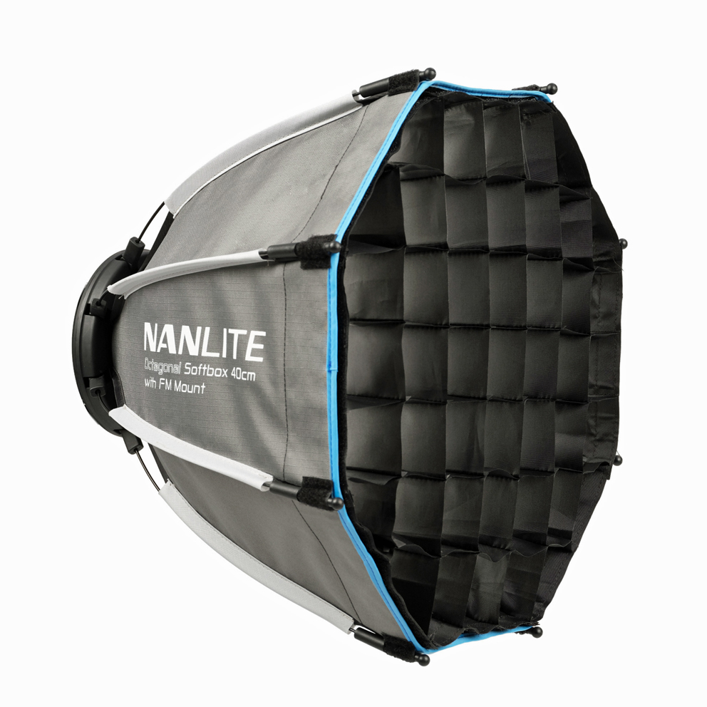 Nanlite Octagonale Softbox 40cm zu den Forza-, FC- und FS-Leuchten mit FM-Bajonett (SB-FMM-O-40)
