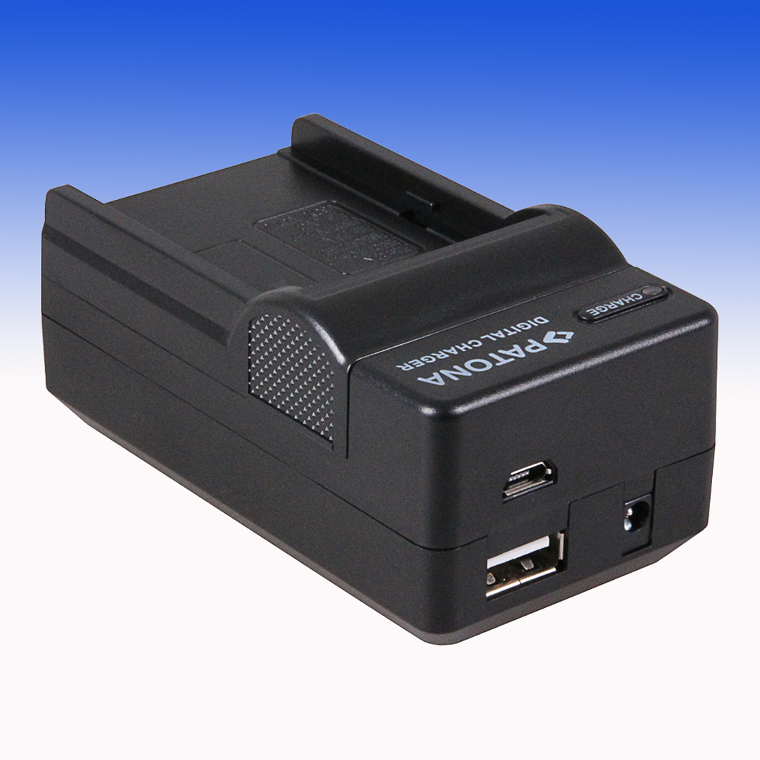 PATONA 4in1 Ladegerät f. Sony NP-FM50/55 NP-QM51 QM71 NP-QM91 F550 