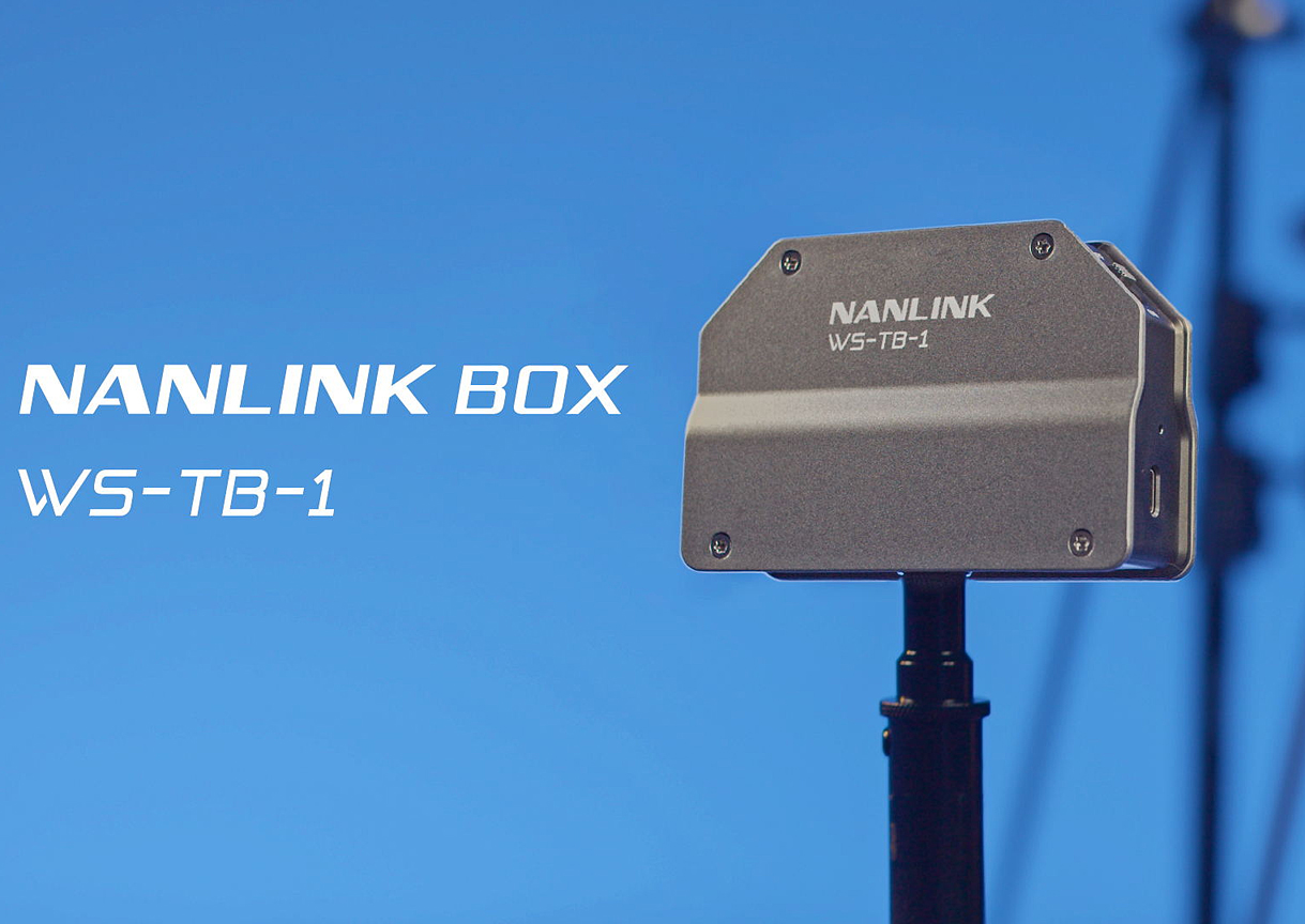 WS-TB-1 Transmitter Box verbindet alle Ledgo und Nanlite Leuchten mit 2.4G mit der NANLINK APP