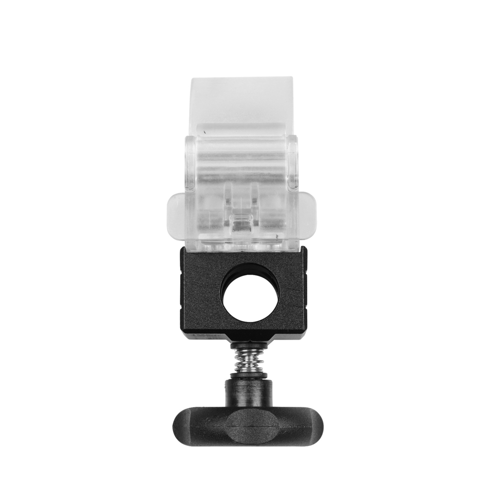 Nanlite Transparent T12-Clip (Röhrenbefestigungsadapter) with 2-way Baby Pin Receiver (HD-T12-1-BPR)
