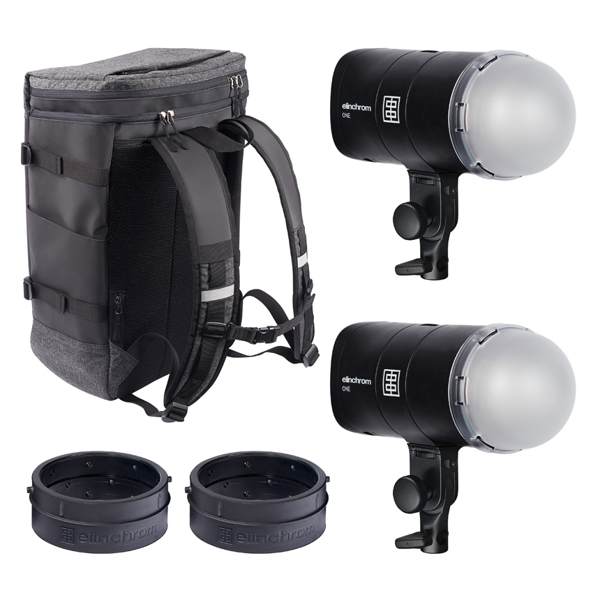 Elinchrom ONE  Off Camera Dual Akku Kompakt Blitzset  (E20931.2)