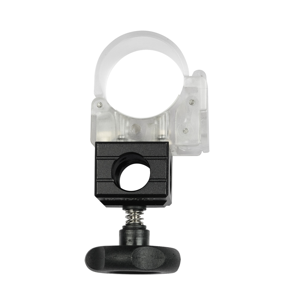 Nanlite Transparent T12-Clip (Röhrenbefestigungsadapter) with 2-way Baby Pin Receiver (HD-T12-1-BPR)