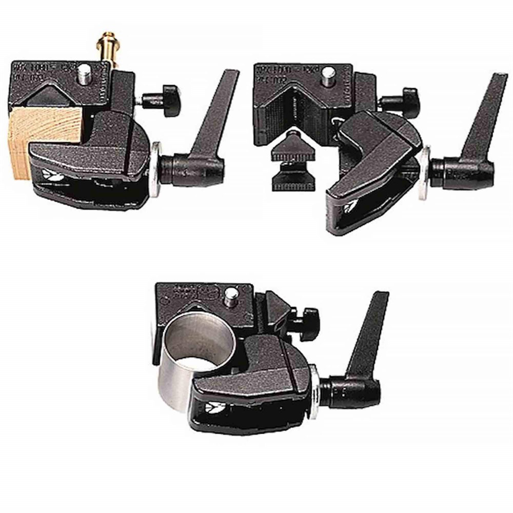 Manfrotto Super Clamp 035FTC - Universal-Klammer für Rohre und Platten