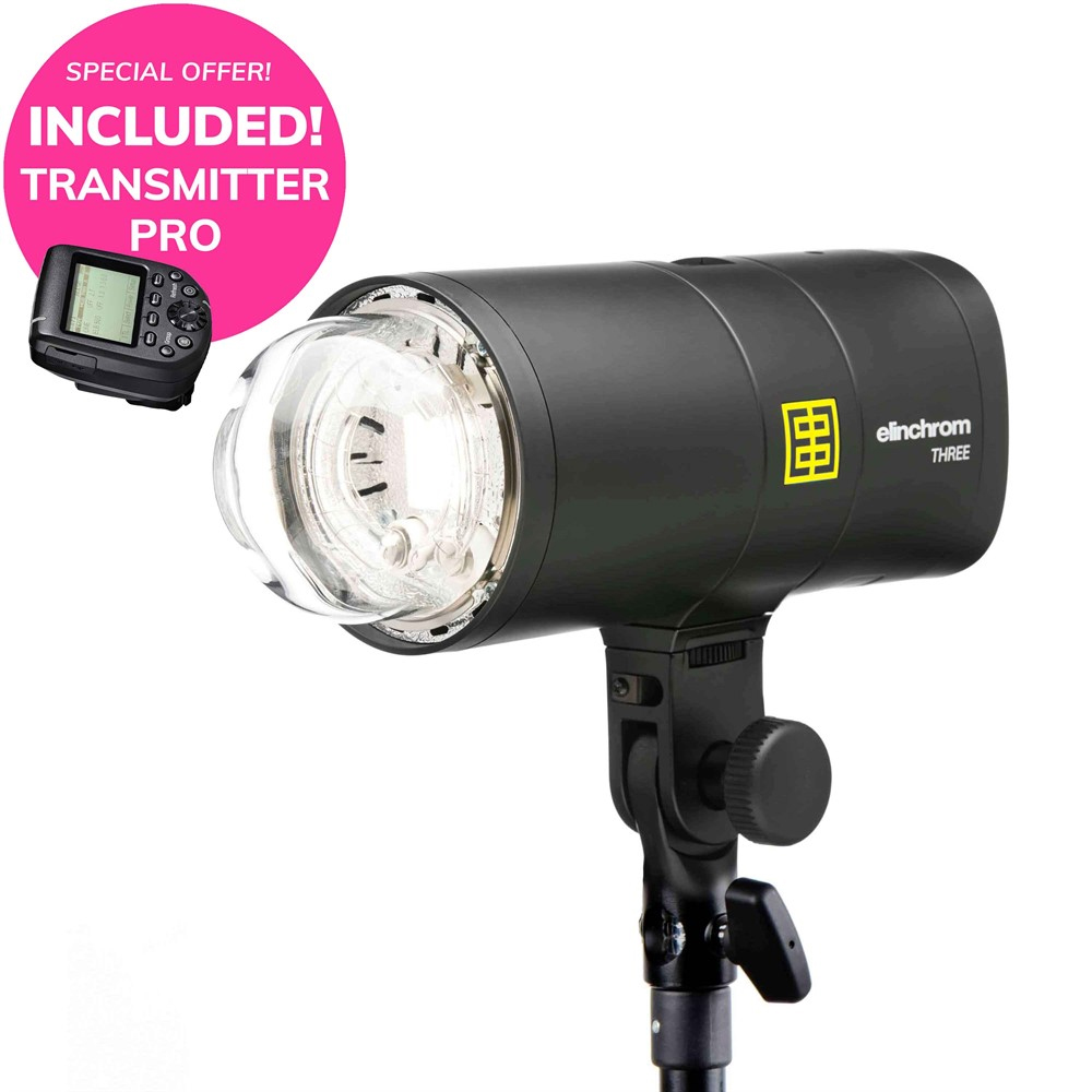 Elinchrom THREE Off Camera Battery Flash Kit MIT GRATIS- SKYPORT-PRO (E20941.1)