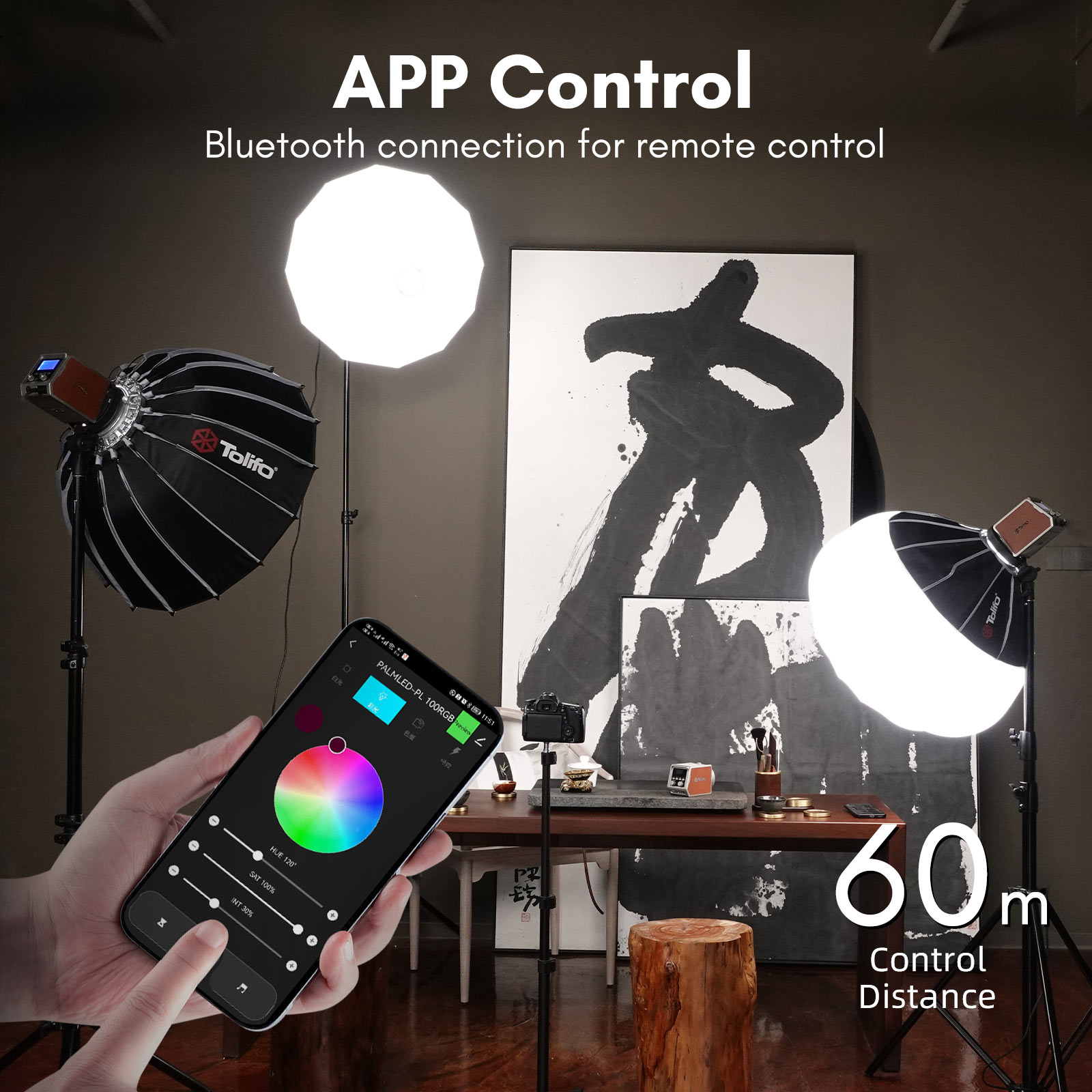 Tolifo PL-100RGB PALM LED Set hellt Videoaufnahmen perfekt auf Tolifo PL-100RGB PALM LED Set hellt Videoaufnahmen perfekt auf