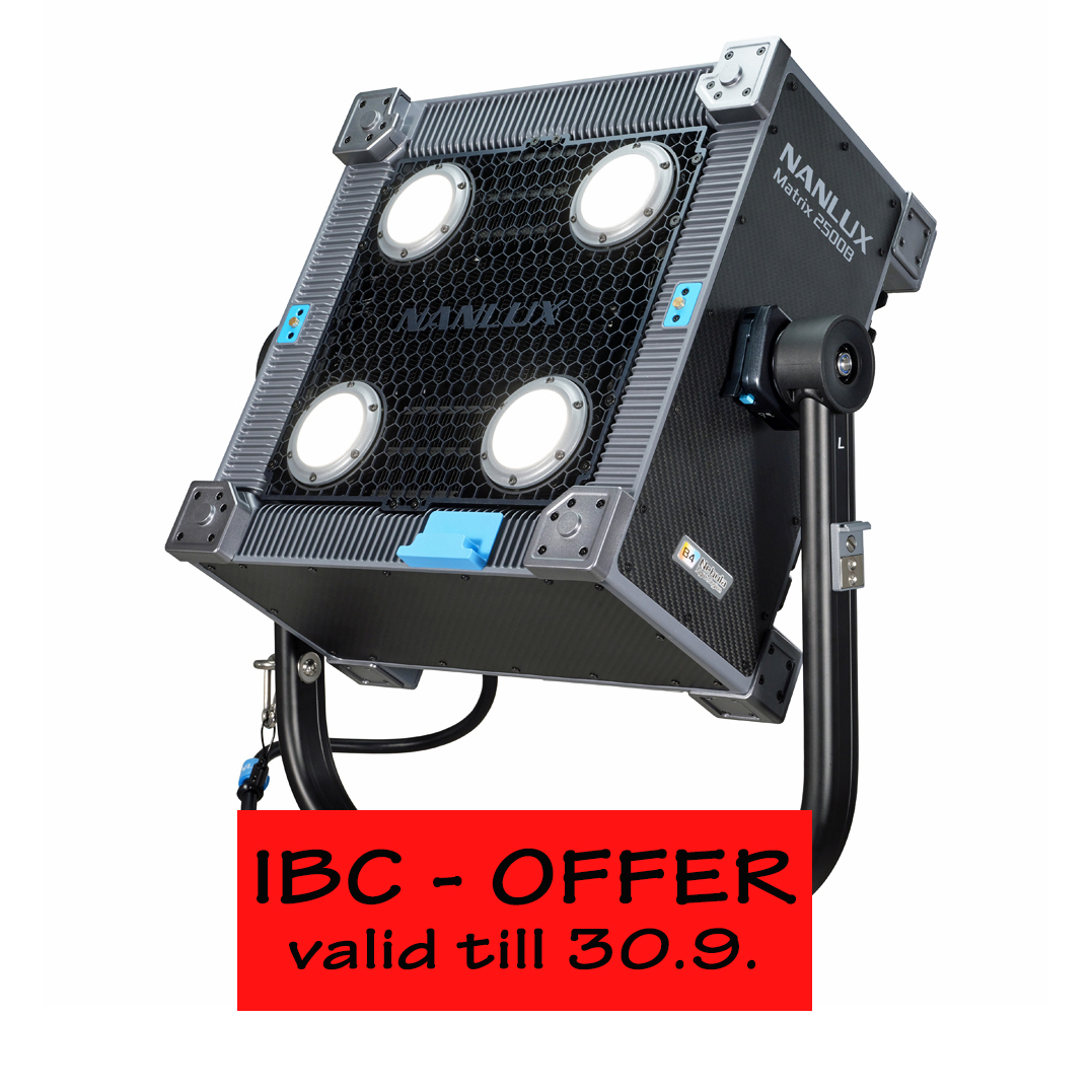 Nanlux Matrix 2500B 4-fach LED Bi-color Multi-source Spot Light - IBC OFFER - Price incl. tax !
