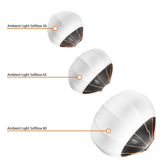 Walimex Ambient Light Globe Softbox 360° 80cm für Elinchrom