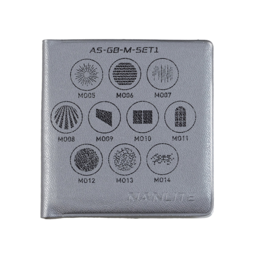 Nanlite Gobo-Set 1  Größe "M"  (AS-GB-M-SET1)