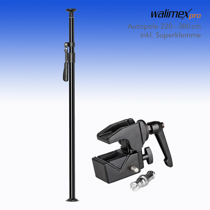 Walimex pro Autopole 220-380 cm inkl. Superklemme