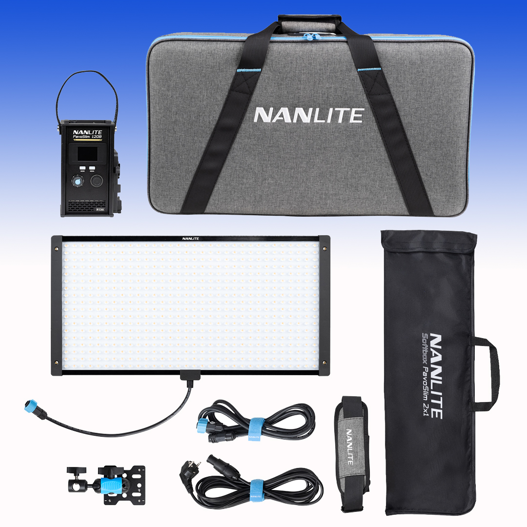 Nanlite PavoSlim 120B Bi-Color LED-Leuchte (NL-PS120B) - SCHNELLVERSAND
