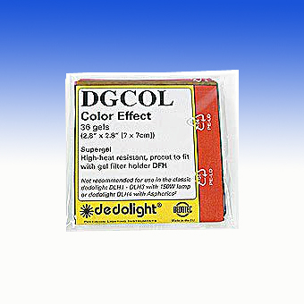 DGCOL Gel Filter Color Effekt 36 Filter 7 x 7 cm