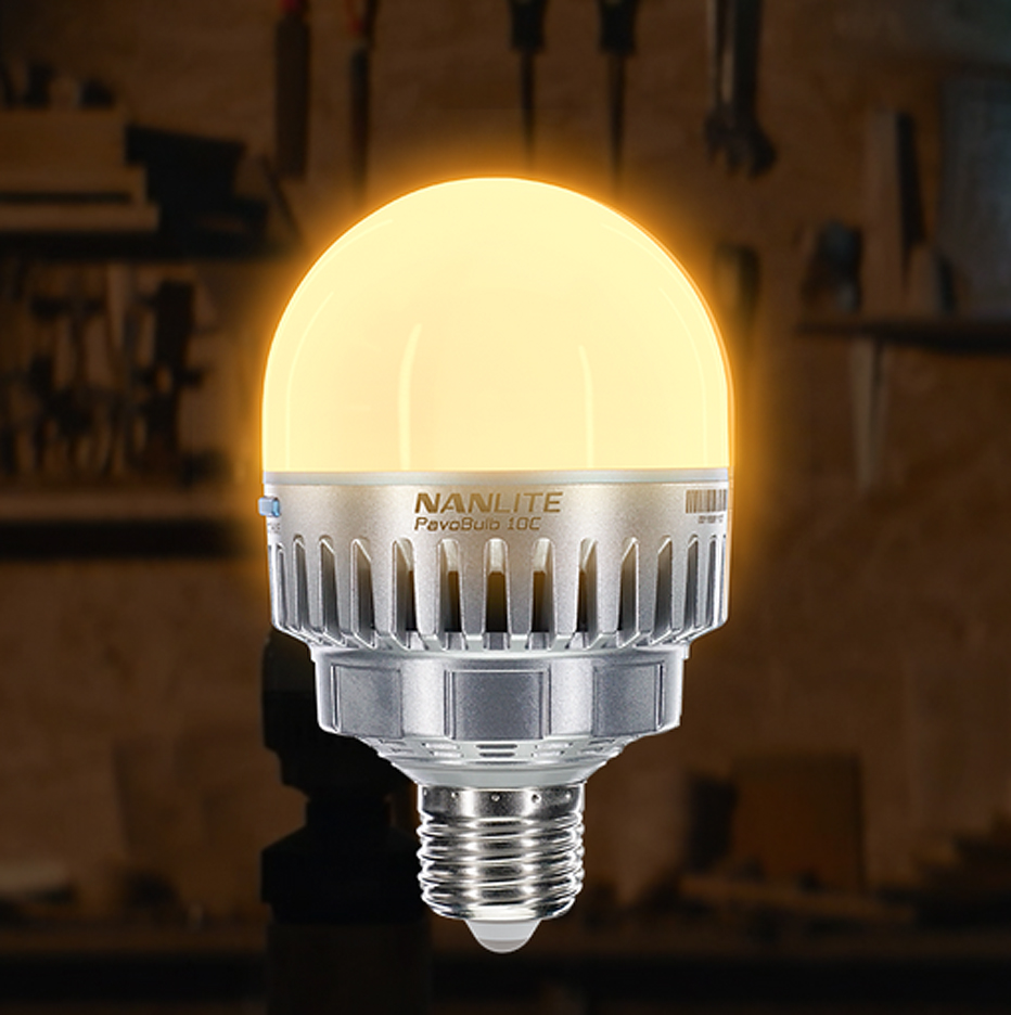 Nanlite PavoBulb 10C RGBWW  - Fernsteuerbare LED Birne mit 36000 Farben