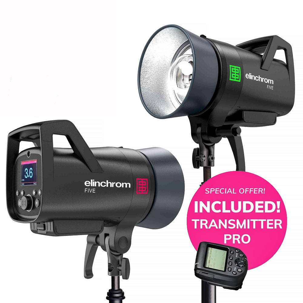 Elinchrom FIVE Battery Flash Dual Kit MIT GRATIS-SKYPORT-PRO (E20961.2)