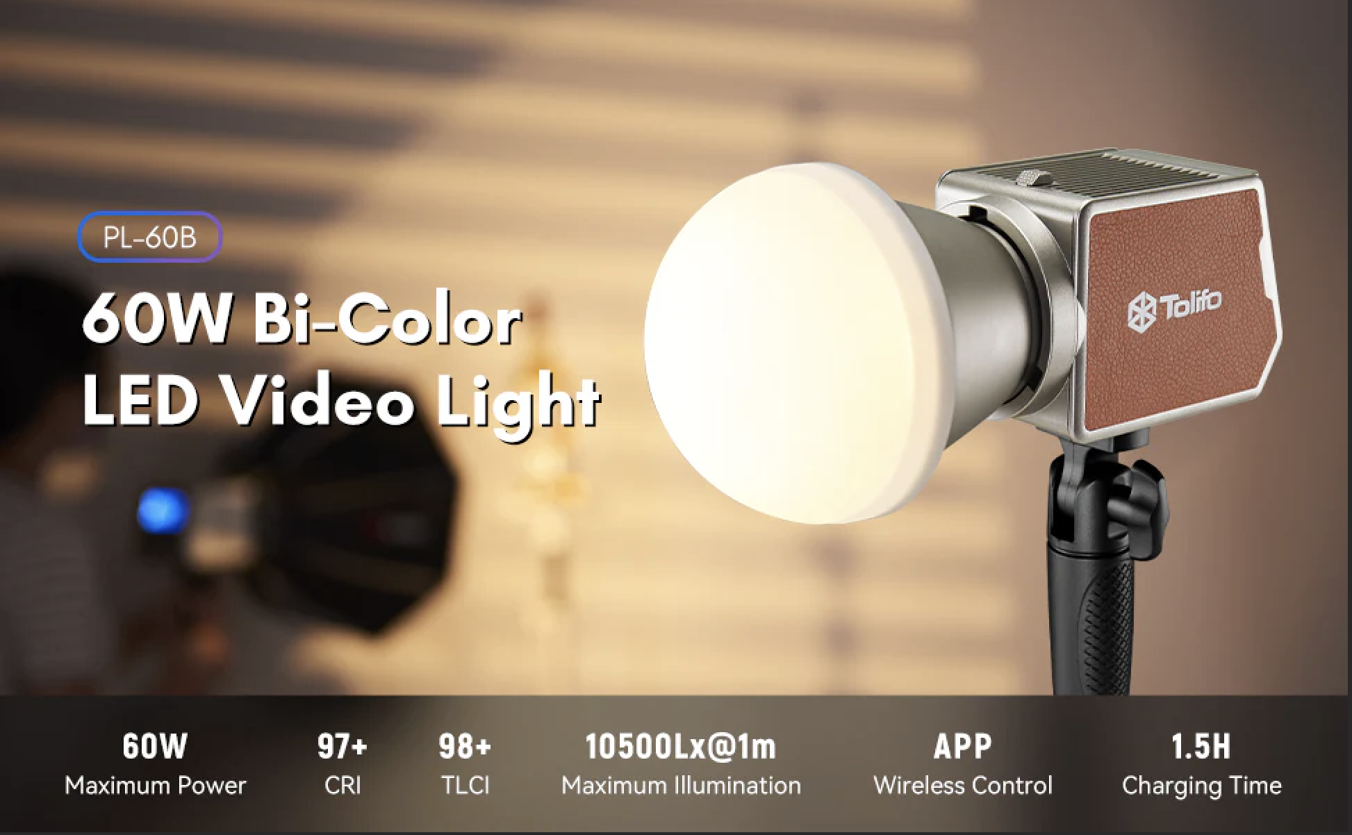PL-60B PALM Bi-Color LED Leuchte TOLIFO - LIEFERBAR PL-60B PALM Bi-Color LED Leuchte TOLIFO - LIEFERBAR