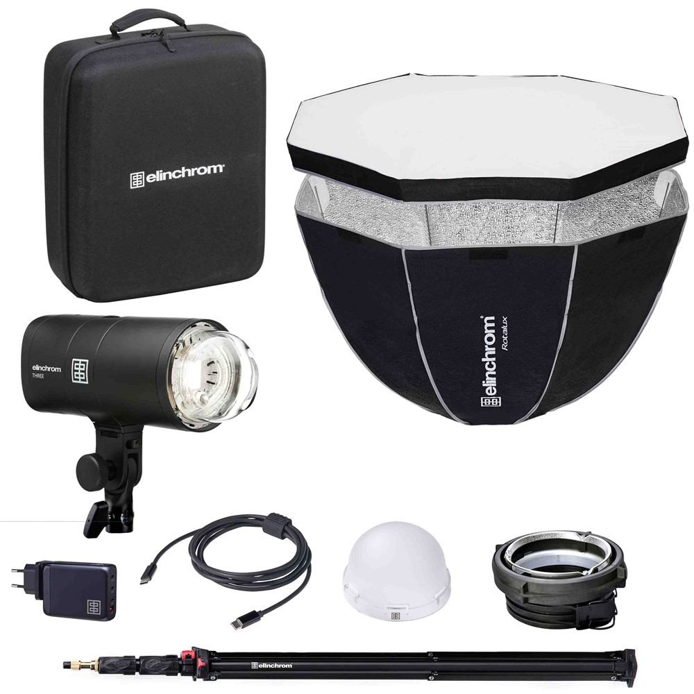Elinchrom Wedding Kit OnLocation Softbox with THREE battery flash (EL-20945) - NEU !