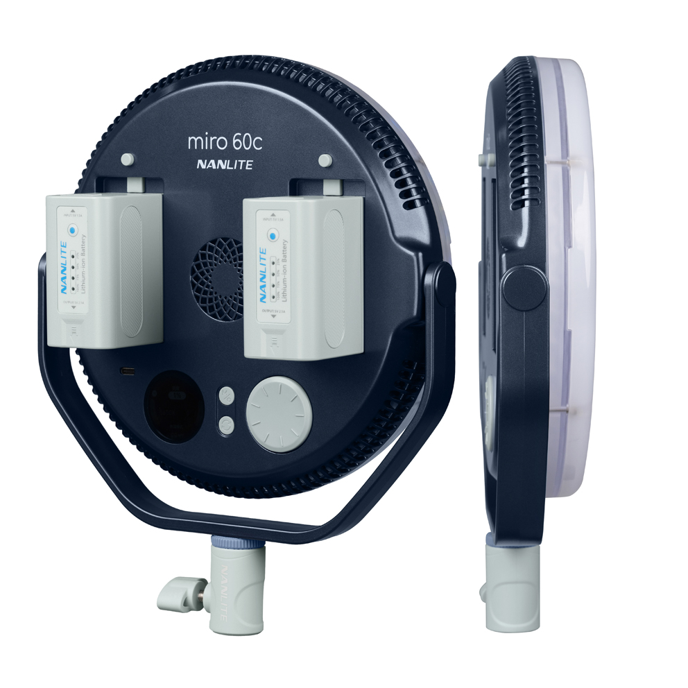 Nanlite MIRO 60C Miro 30c LED Full-color runde Flächenleuchte (NL-MR60C-B) - Ab Oktober Nanlite MIRO 60C Miro 30c LED Full-color runde Flächenleuchte (NL-MR60C-B) - Ab Oktober