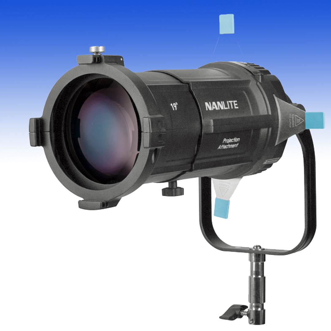 Nanlite Projektionsvorsatz mit 19° Objektiv zur Forza 200, 300, 500 und 720 (NL-PJ-BM-19)