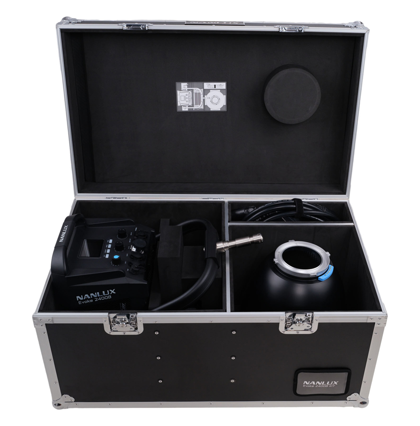 Nanlux Evoke 2400 Flight Case Kit (NX-EVOKE24B-KIT-FO) Bi-Color mit 45° Reflektor - Liefertermin erfragen